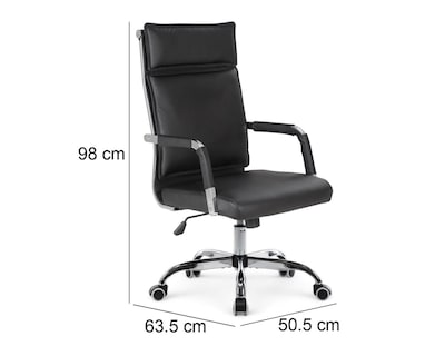 Foto 6 | Silla de Oficina Parker Negro