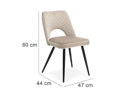Foto 5 | Silla de Metal Ikal Venecia Beige