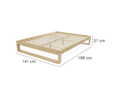 Foto 6 | Base para Cama Matrimonial Campos de Madera