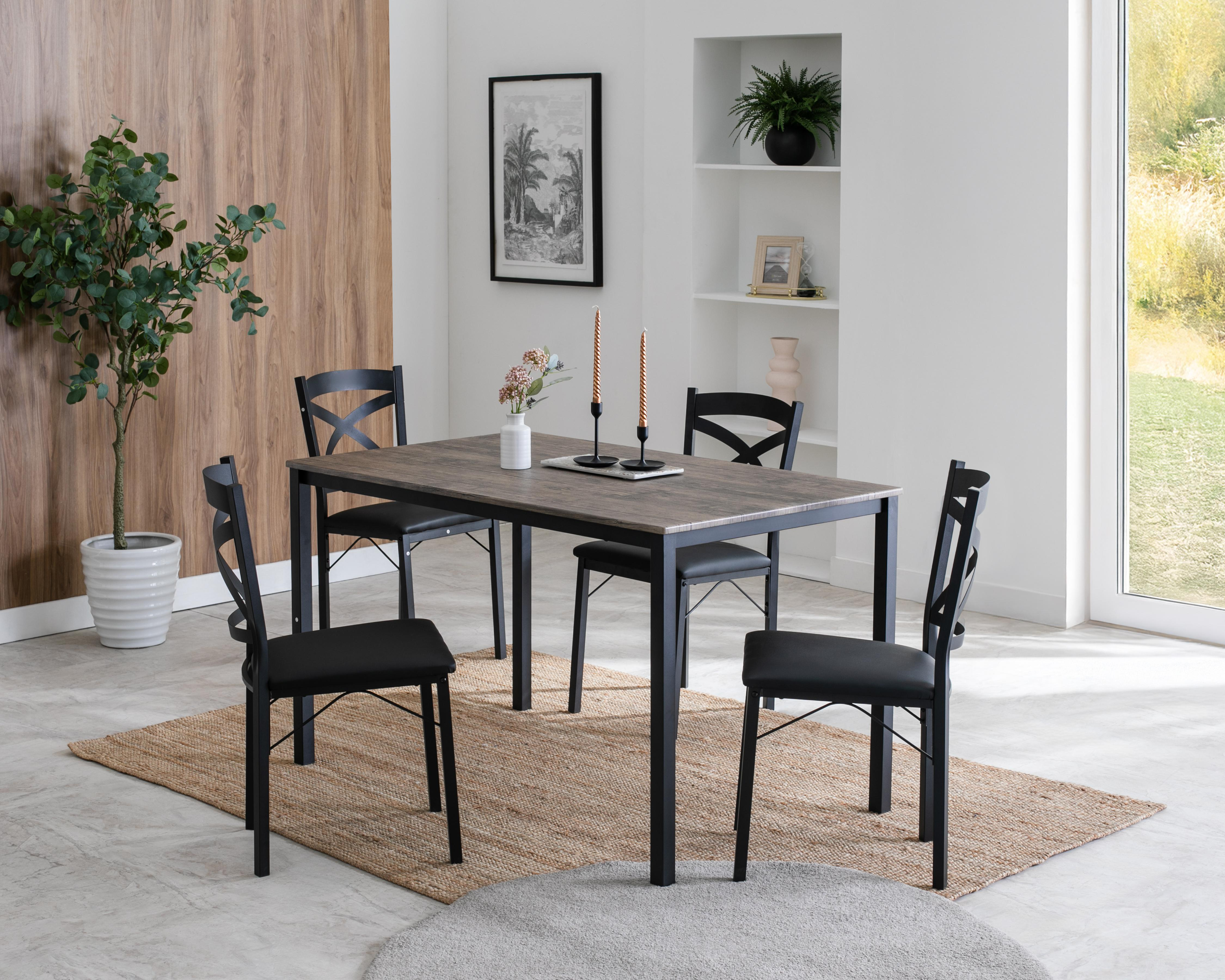 Foto 1 | Comedor Birmania con 4 Sillas