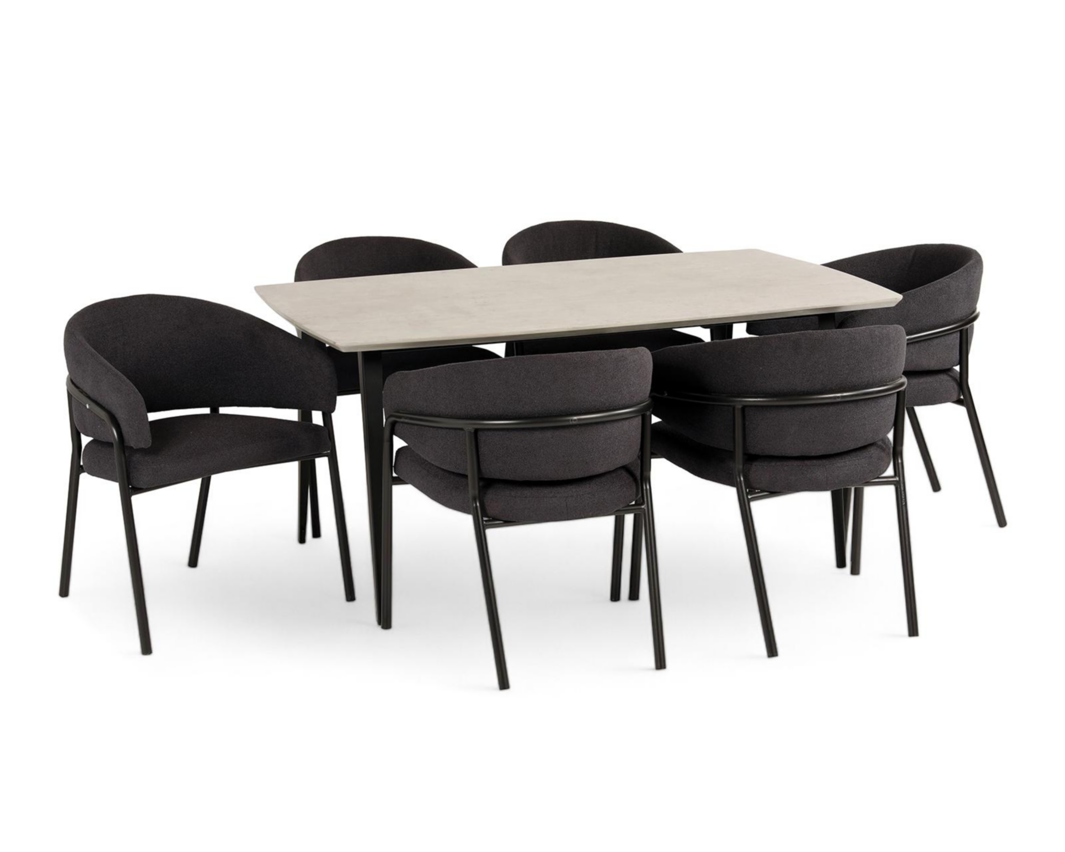 Foto 2 pulgar | Comedor Dinamarca con 6 Sillas