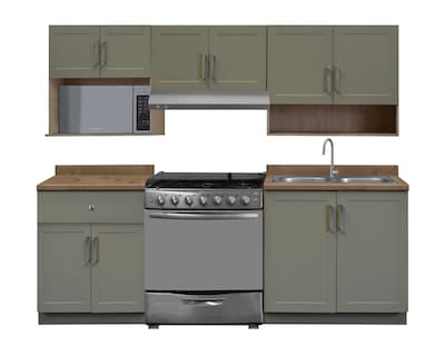 Foto 2 | Cocina Integral Aspen Verde 240 cm