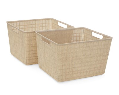 Foto 1 | Canasta Organizadora +Simple de Plástico 2 Piezas