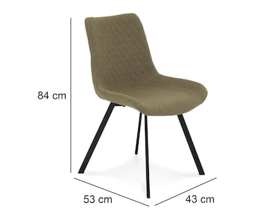 Foto 5 | Silla de Metal Ikal Salermo Verde
