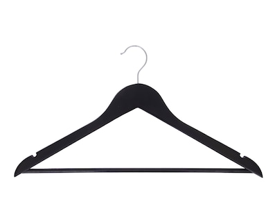 Foto 1 | Gancho para Ropa de Madera y Metal +Simple Emilia Negro 5 Piezas