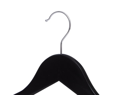 Foto 3 | Gancho para Ropa de Madera y Metal +Simple Emilia Negro 5 Piezas