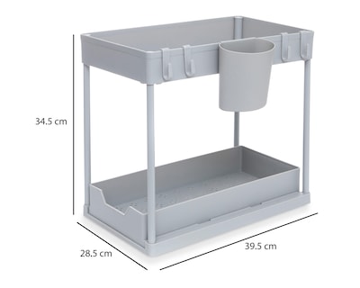 Foto 6 | Organizador de Productos de Limpieza Home Styles Gris