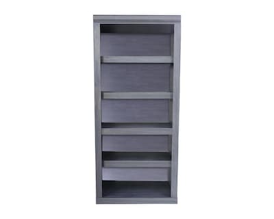 Foto 2 | Librero de Melamina Ilios Gris