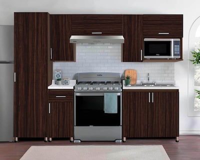 Foto 1 | Cocina Integral Mobi Denver Nogal Moka 260 cm