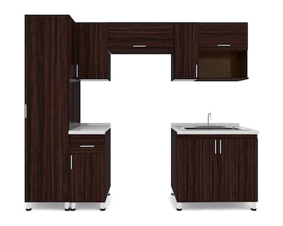Foto 2 | Cocina Integral Mobi Denver Nogal Moka 260 cm
