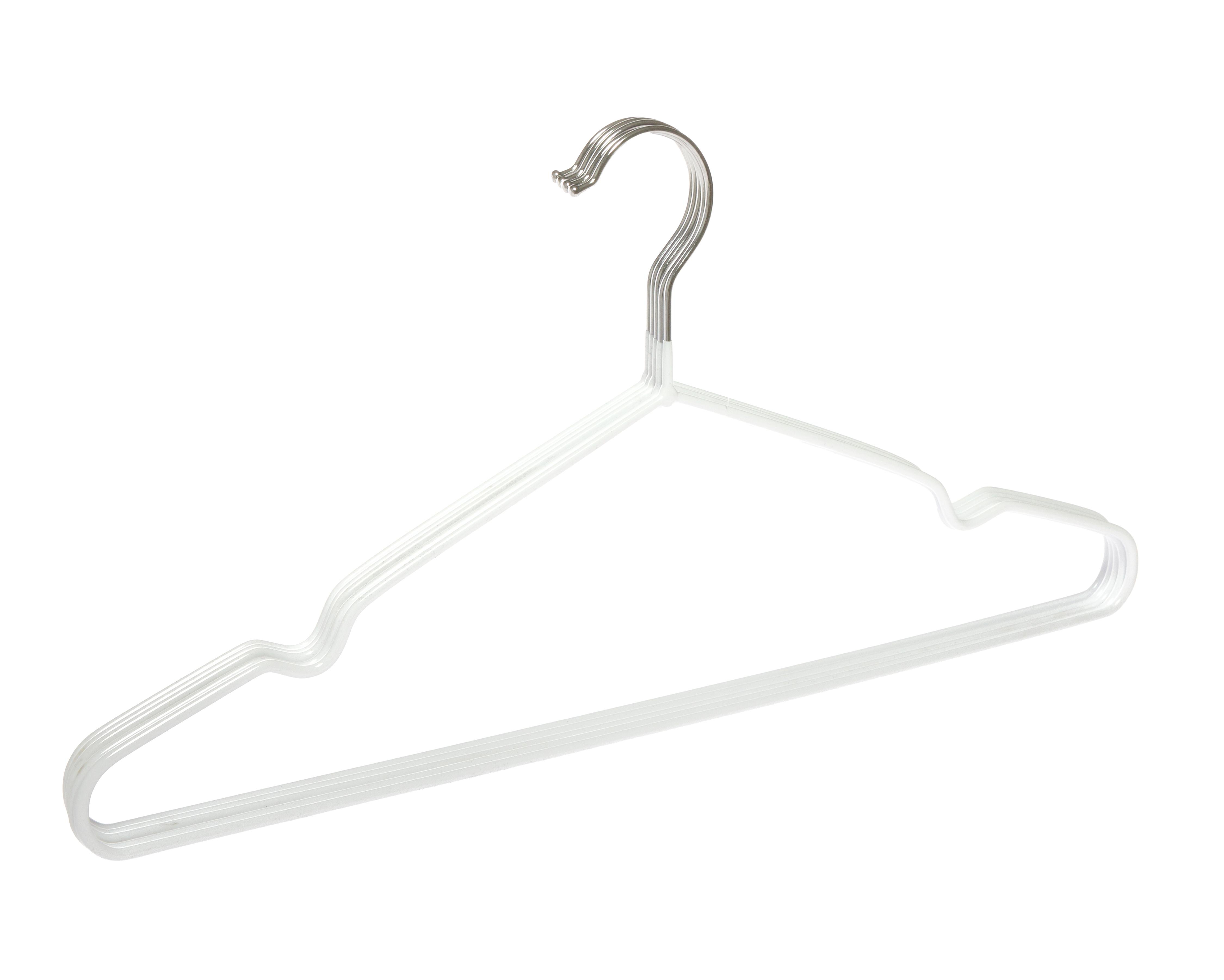 Foto 2 | Gancho para Ropa de Metal +Simple Blanco 5 Piezas