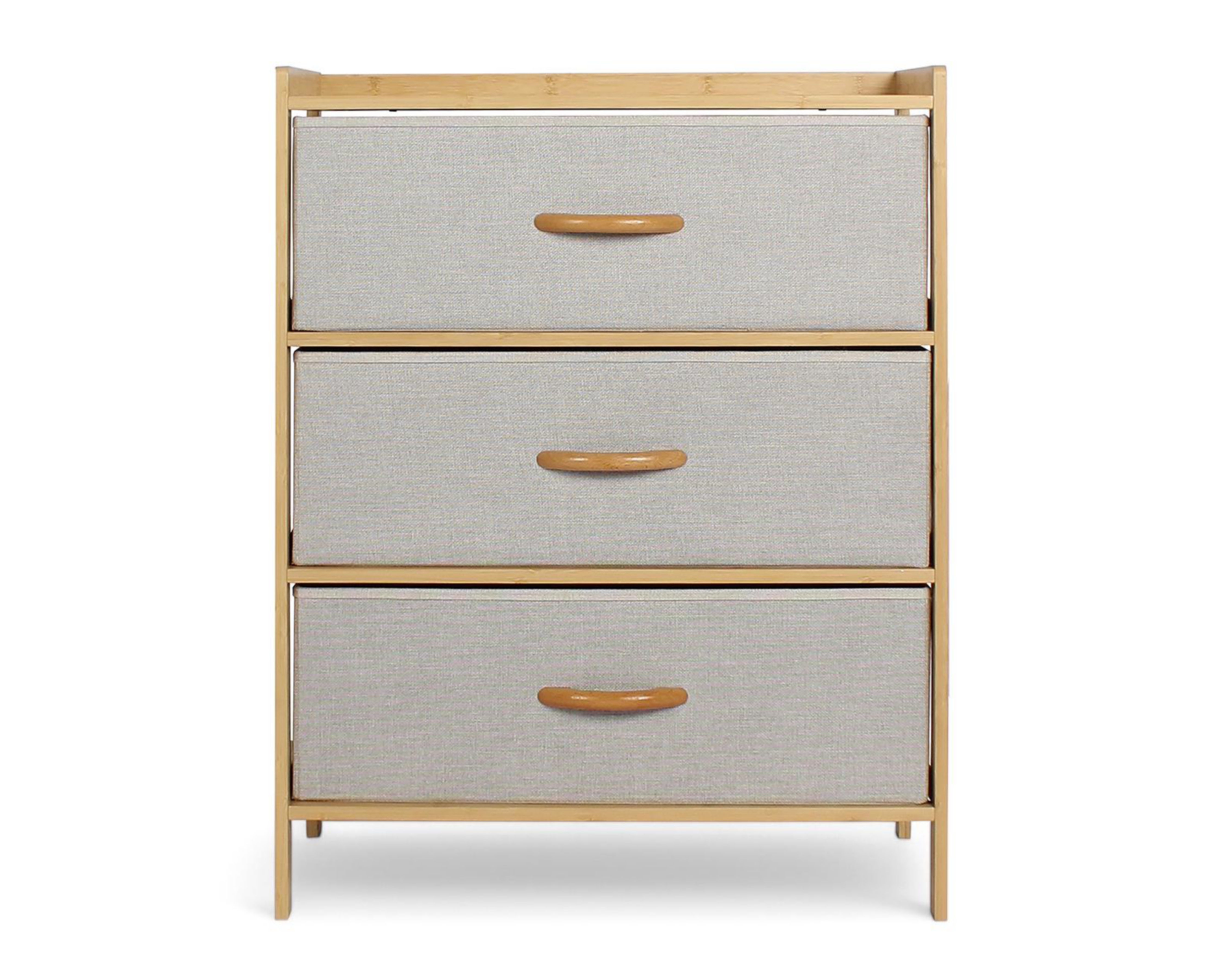 Foto 2 pulgar | Mueble Organizador de Bambú +Simple Adhara Gris