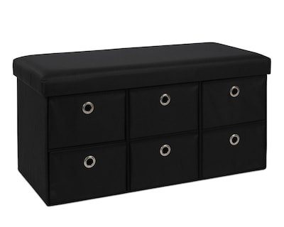 Foto 2 | Zapatera de Madera +Simple Dalila Negro para 6 Pares