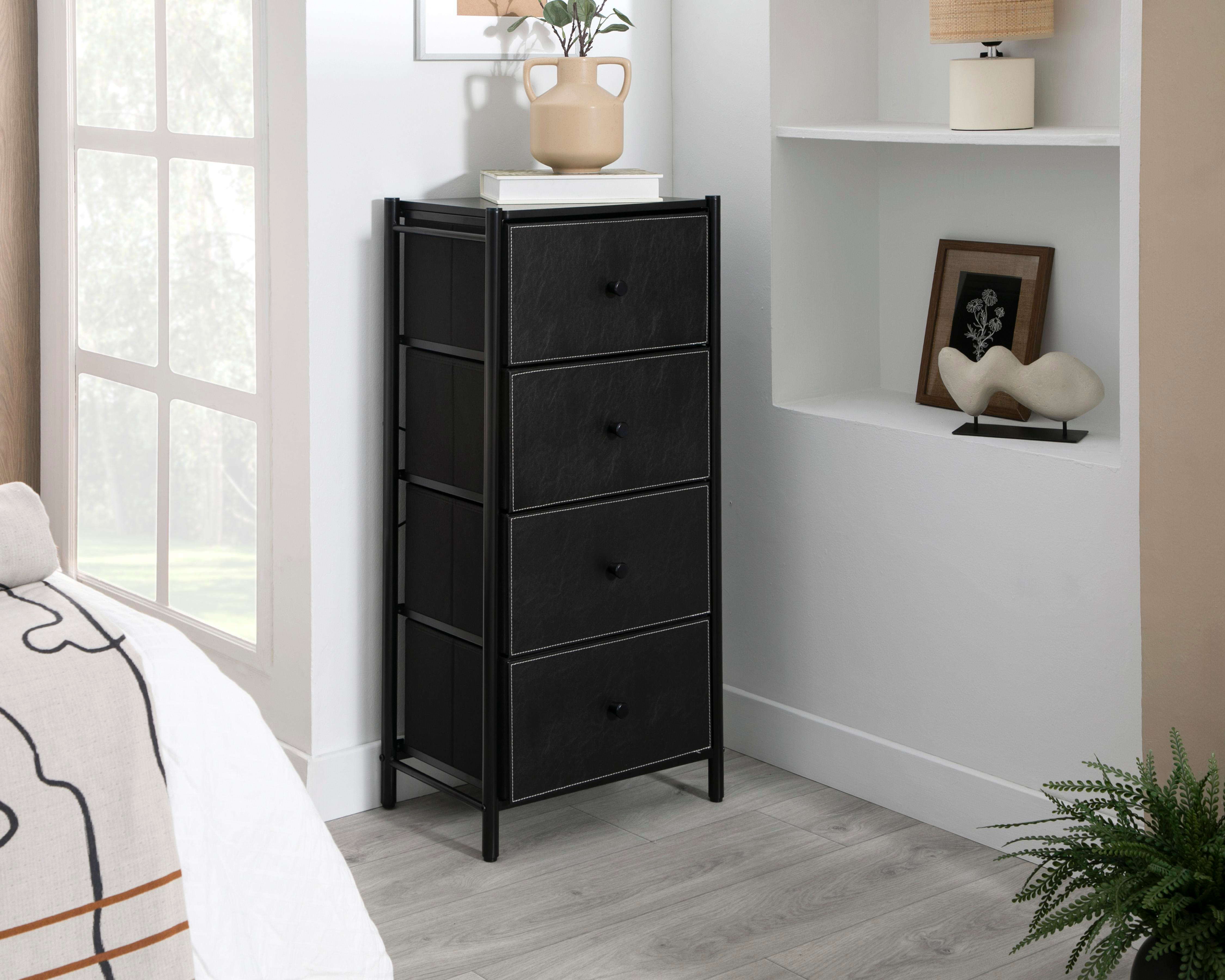 Mueble Organizador de Polipropileno +Simple Trinidad Negro