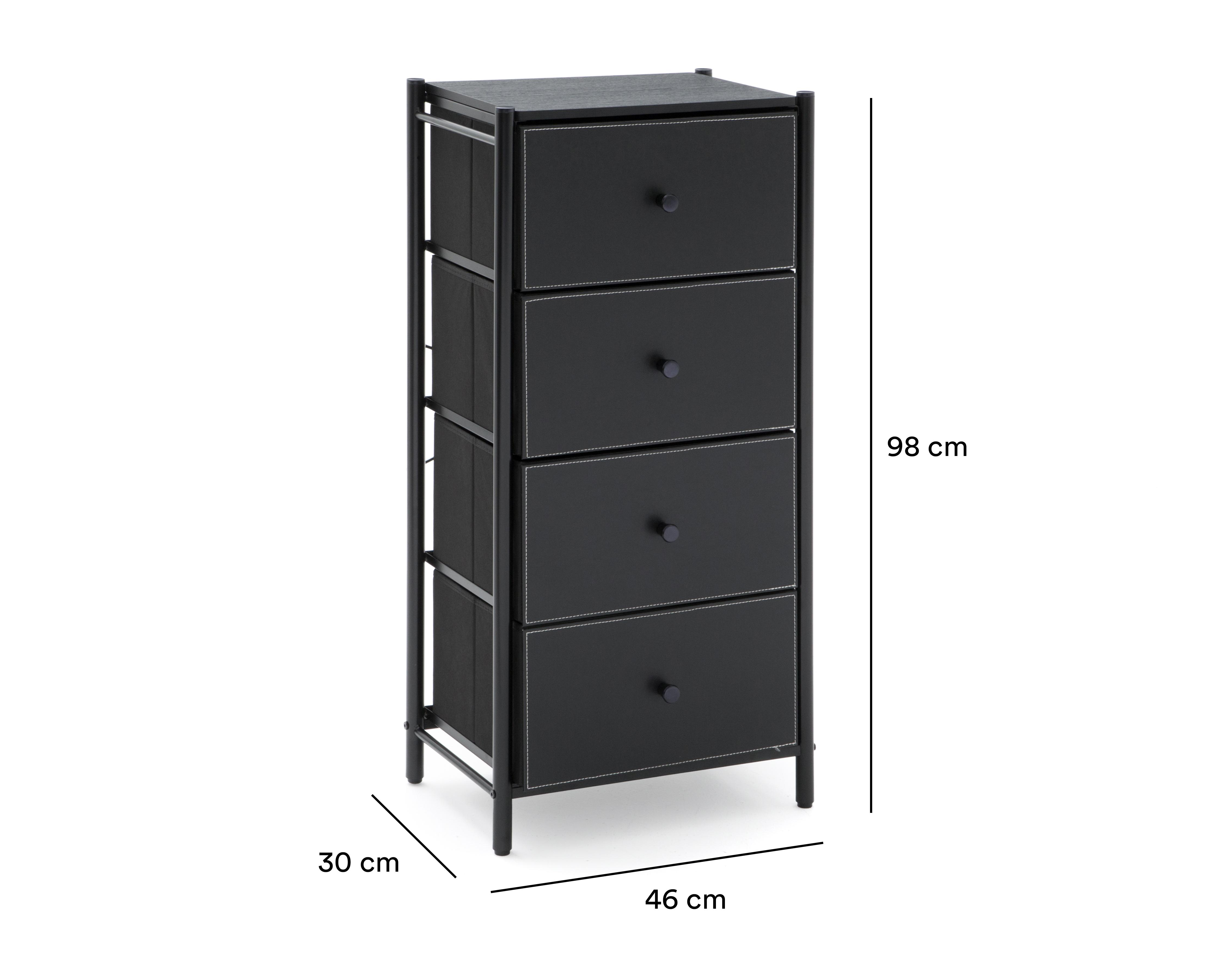 Foto 7 pulgar | Mueble Organizador de Polipropileno +Simple Trinidad Negro