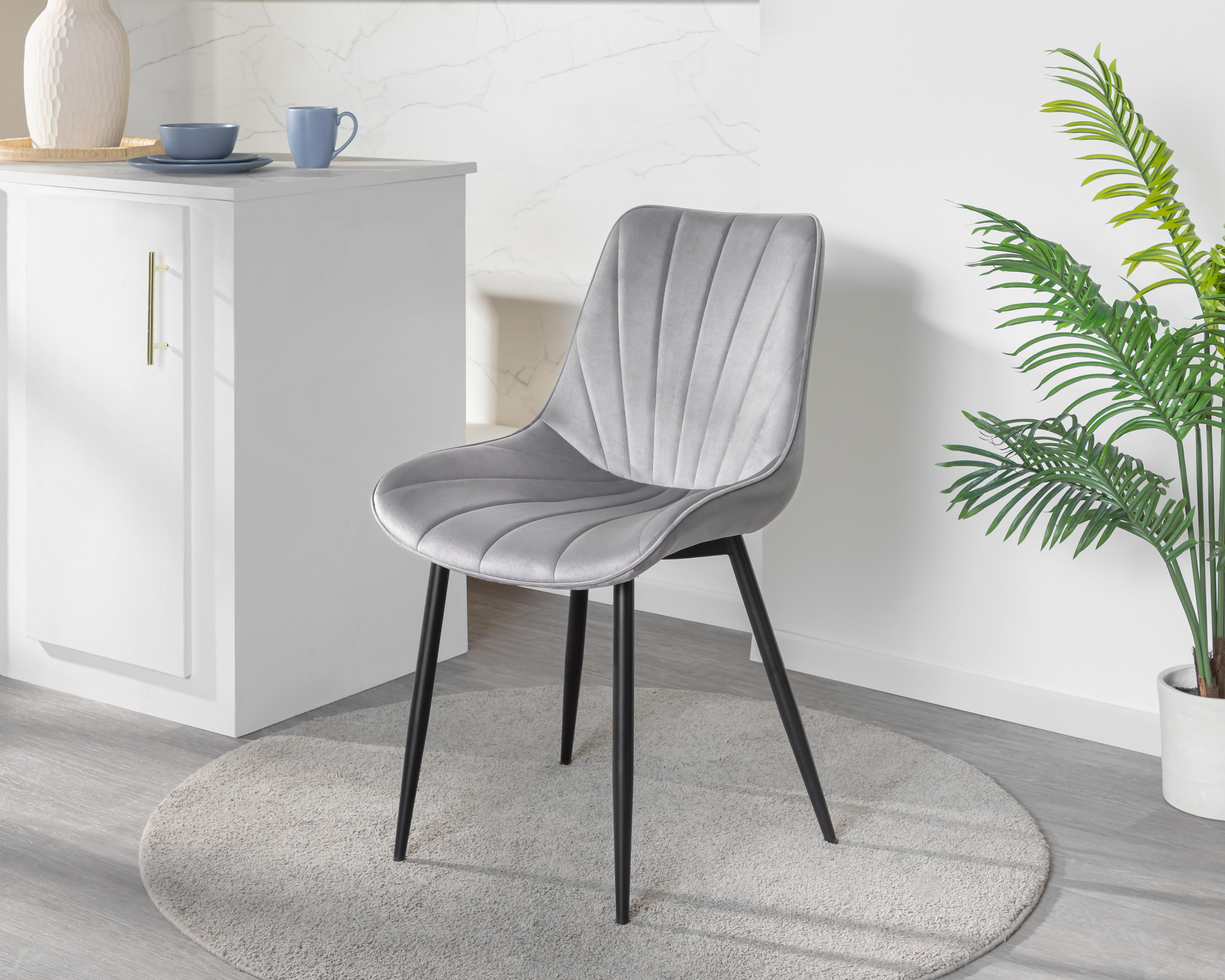 Foto 1 | Silla para Comedor Anastasia Gris