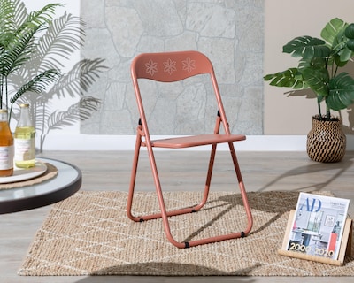 Foto 1 | Silla Plegable de Metal Congo Coral