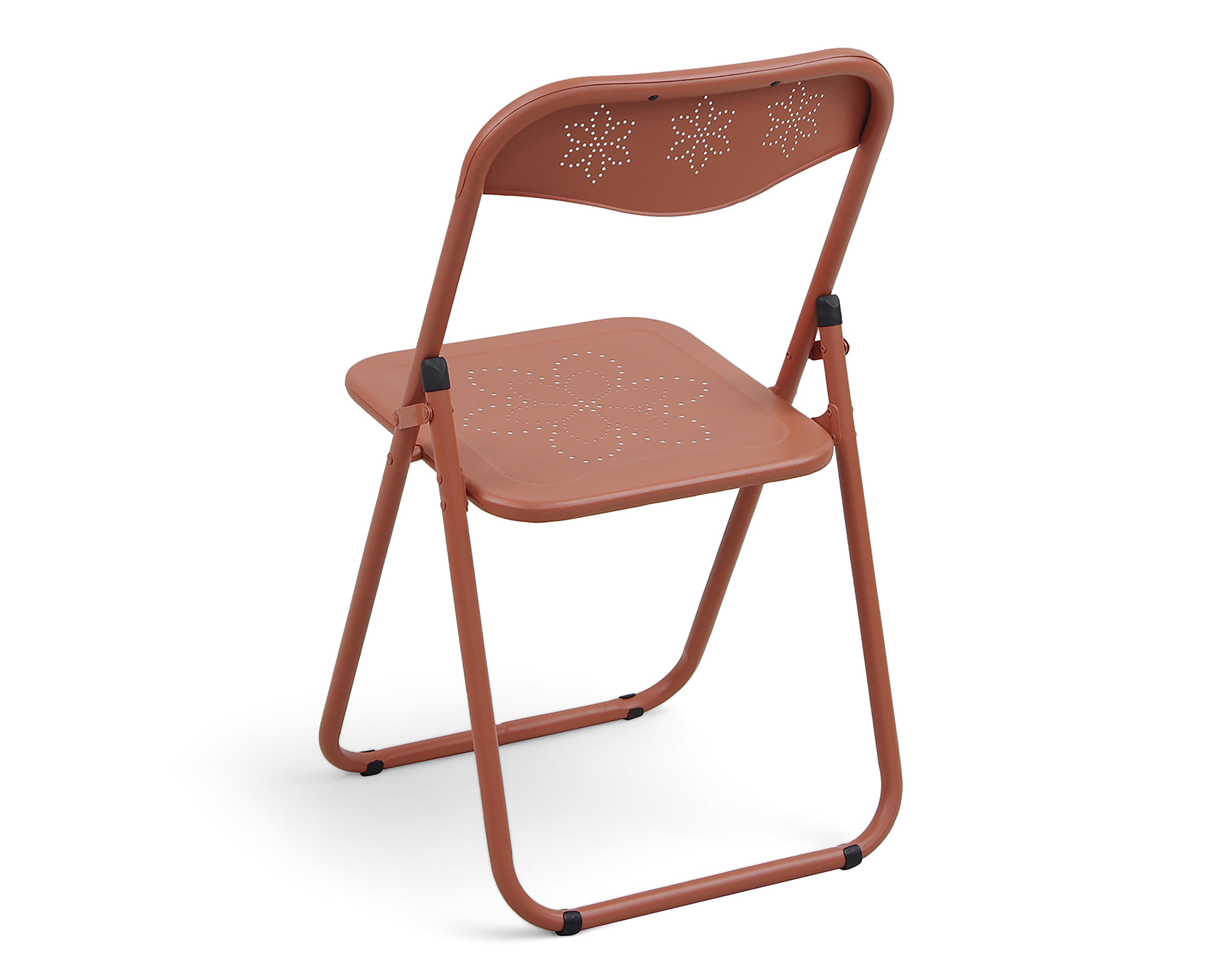 Foto 5 | Silla Plegable de Metal Congo Coral