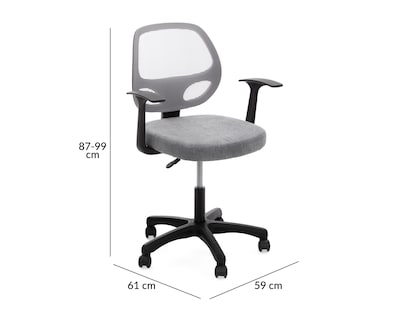 Foto 6 | Silla de Oficina Optix Gris