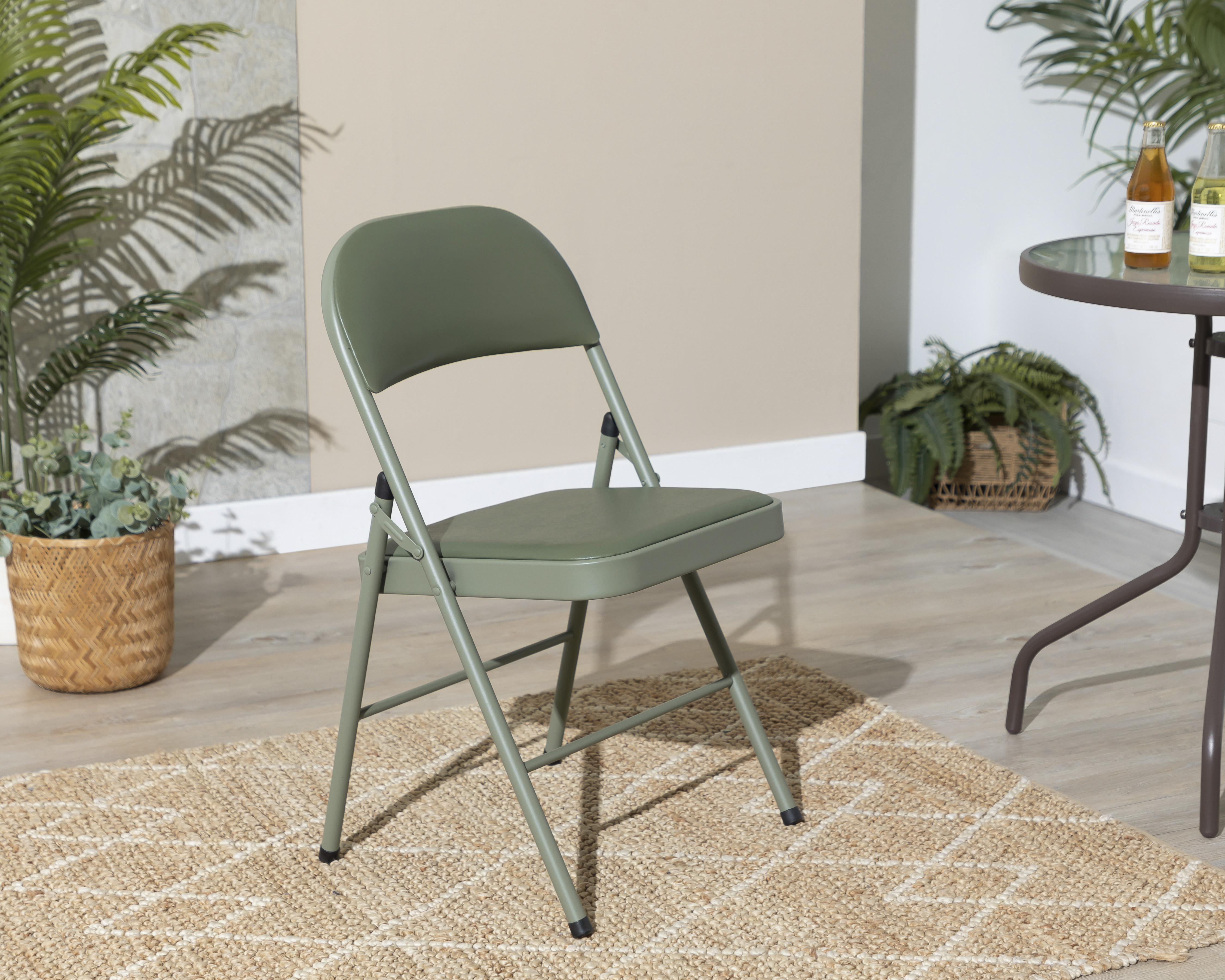 Foto 5 | Silla Plegable de Metal Congo Santa María Verde
