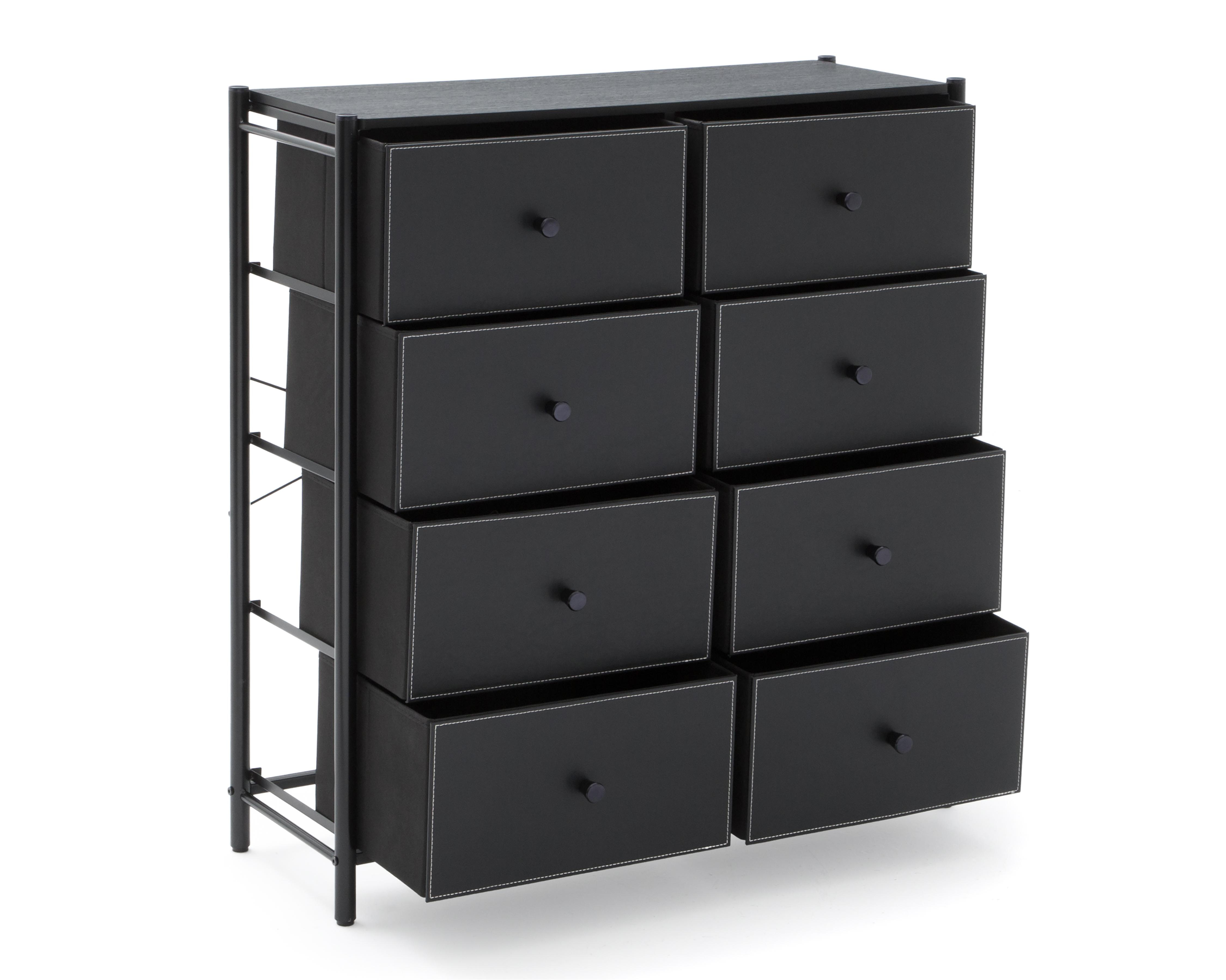 Foto 4 pulgar | Mueble Organizador de Metal +Simple Tobago Negro