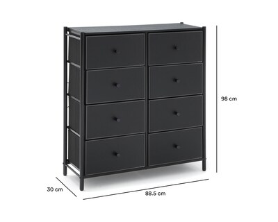 Foto 6 | Mueble Organizador de Metal +Simple Tobago Negro