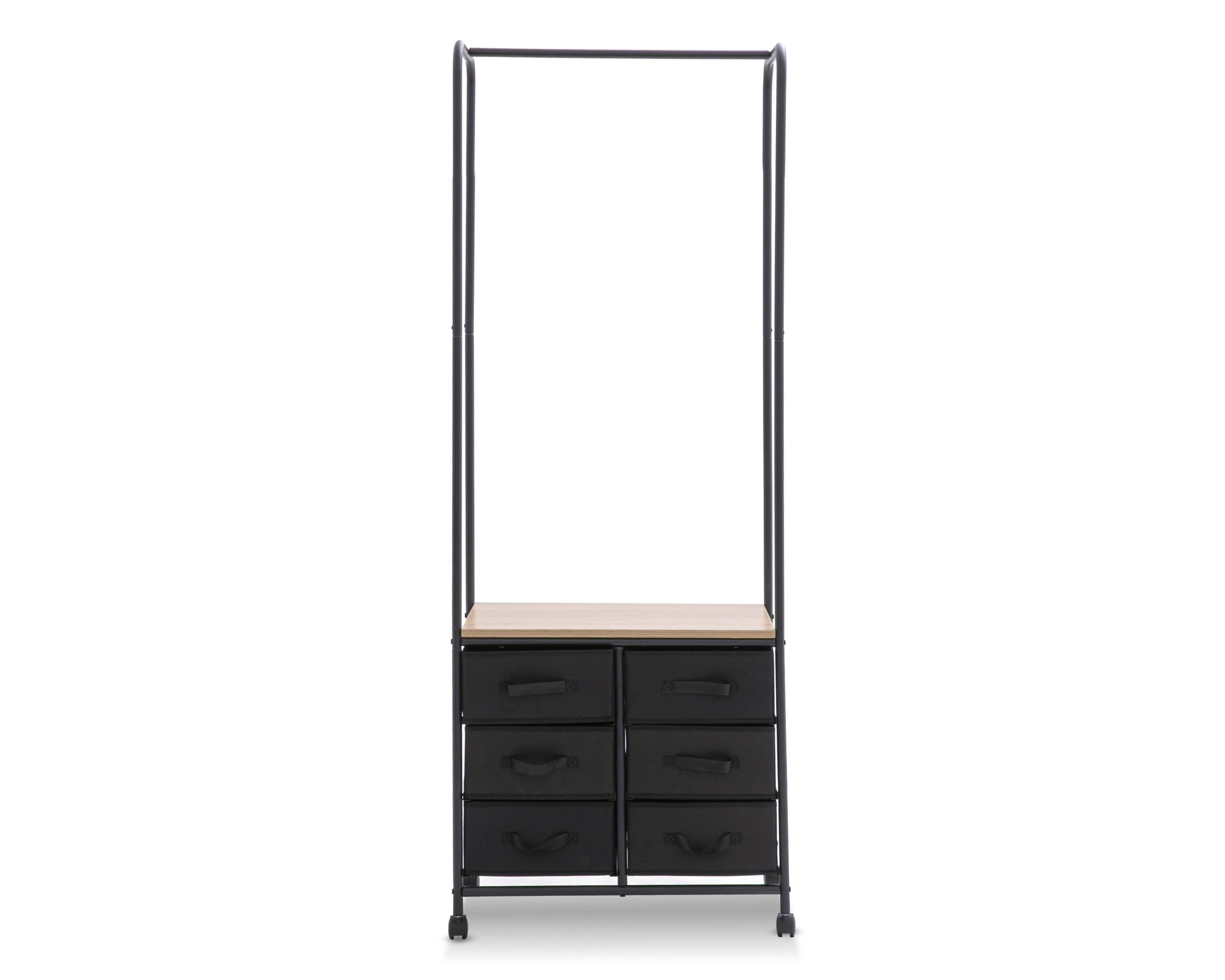 Foto 3 | Clóset Tubular de Metal +Simple Marruecos Negro 174 cm
