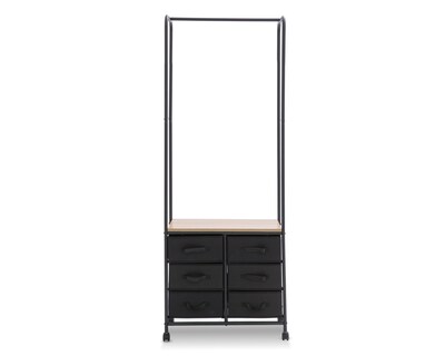 Foto 3 | Clóset Tubular de Metal +Simple Marruecos Negro 174 cm