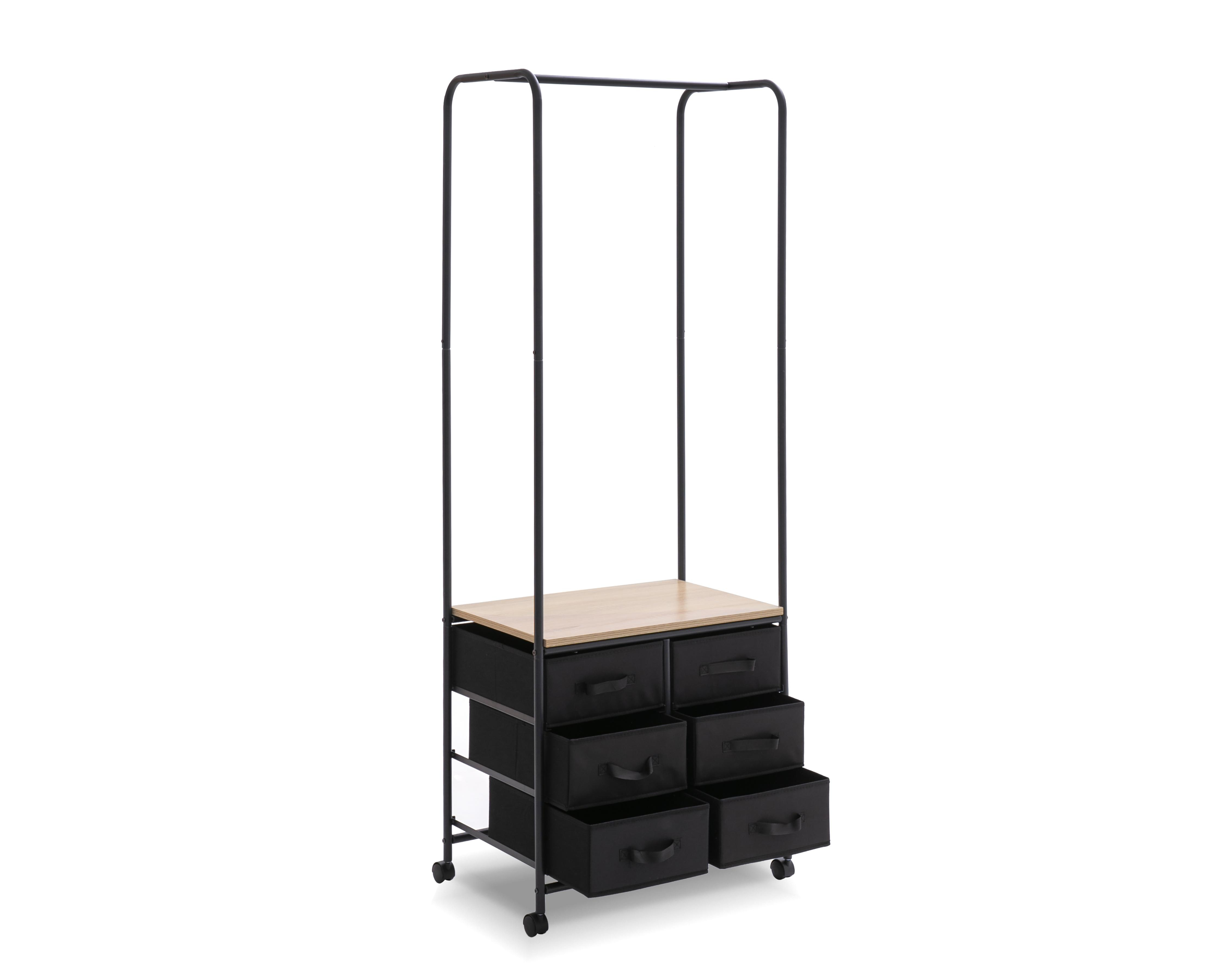 Foto 4 | Clóset Tubular de Metal +Simple Marruecos Negro 174 cm