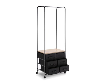 Foto 4 | Clóset Tubular de Metal +Simple Marruecos Negro 174 cm