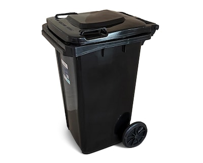 Foto 3 | Bote de Basura con Tapa de Plástico +Simple Sagitario Negro