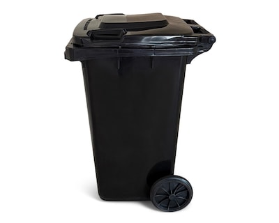 Foto 4 | Bote de Basura con Tapa de Plástico +Simple Sagitario Negro