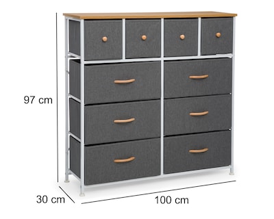 Foto 6 | Mueble Divisor de Metal +Simple Matisse Gris