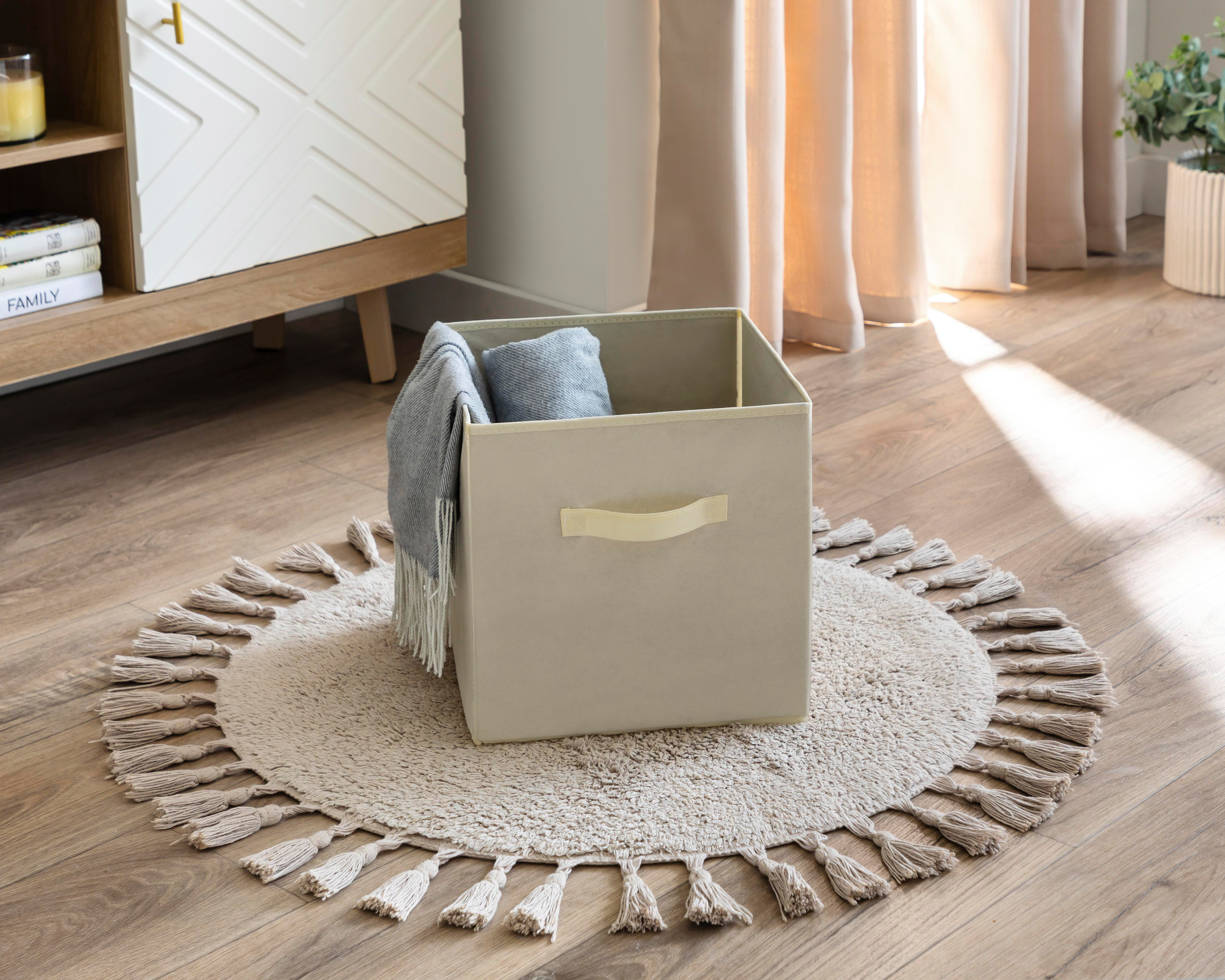 Foto 6 | Caja de Almacenamiento de Tela +Simple Cleo Beige