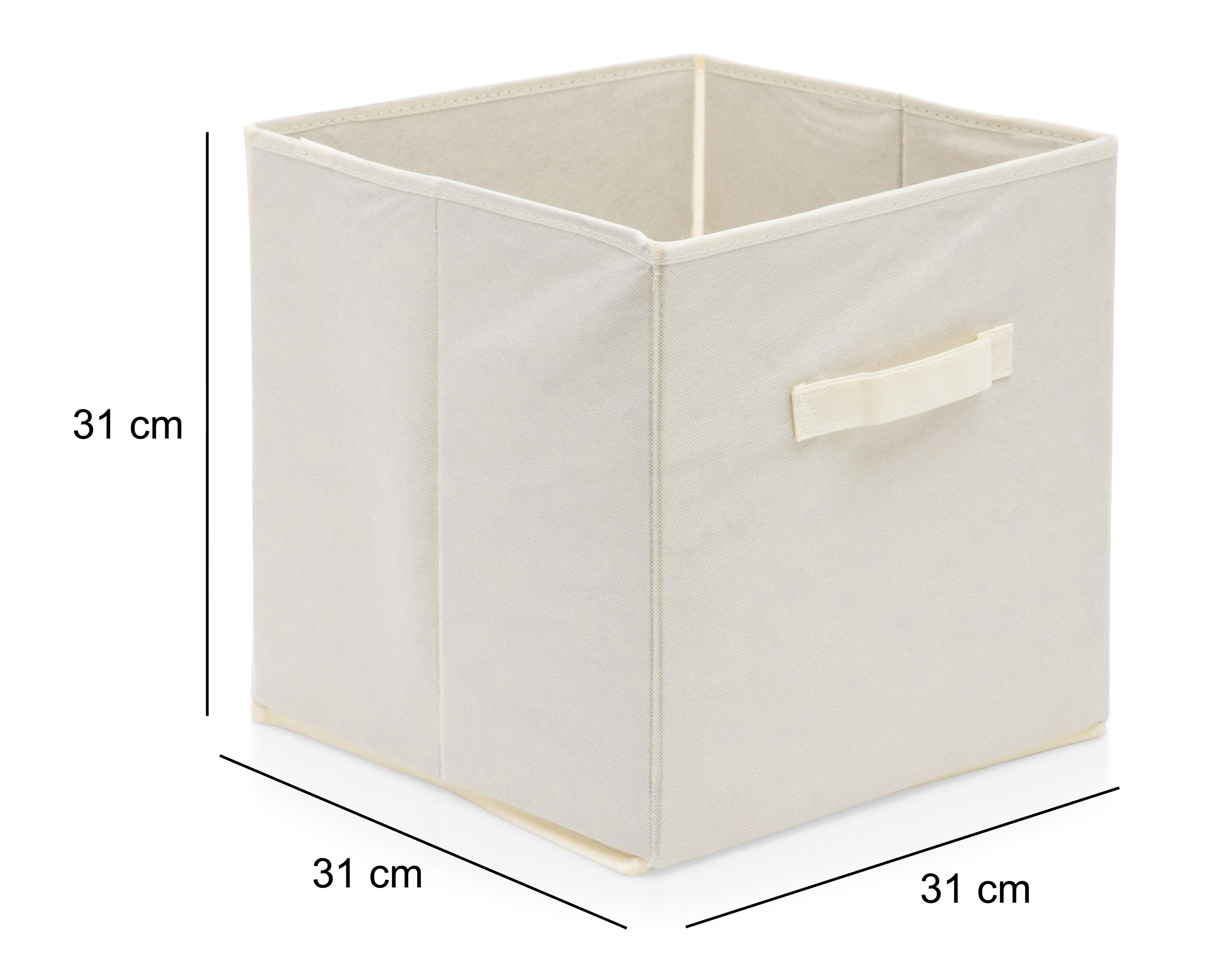 Foto 8 pulgar | Caja de Almacenamiento de Tela +Simple Cleo Beige