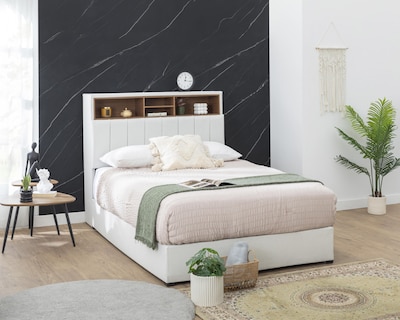 Foto 1 | Cama Matrimonial Luna de Madera
