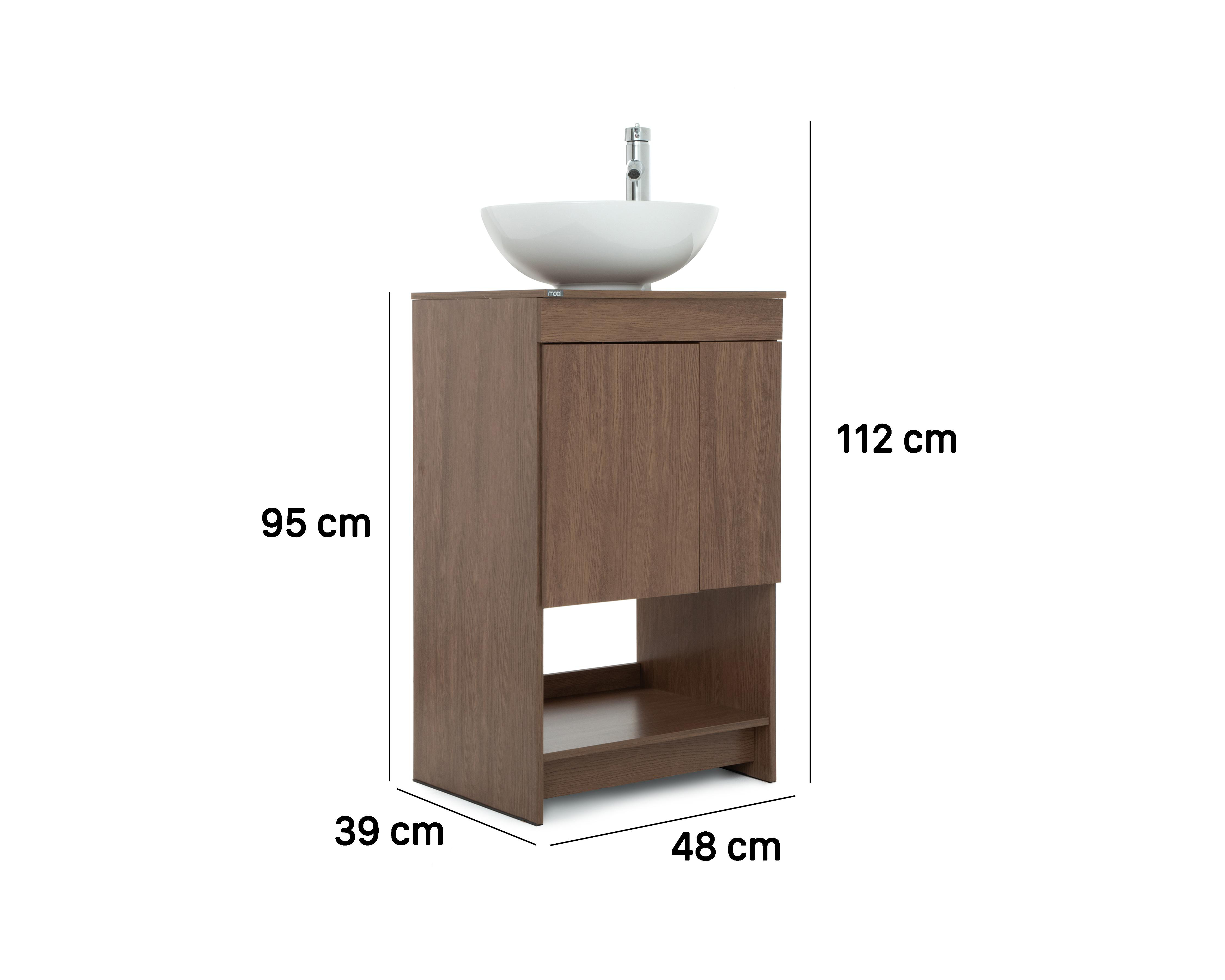 Foto 6 | Mueble para Baño Mobi Tucson Nogal