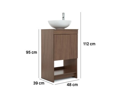 Foto 6 | Mueble para Baño Mobi Tucson Nogal