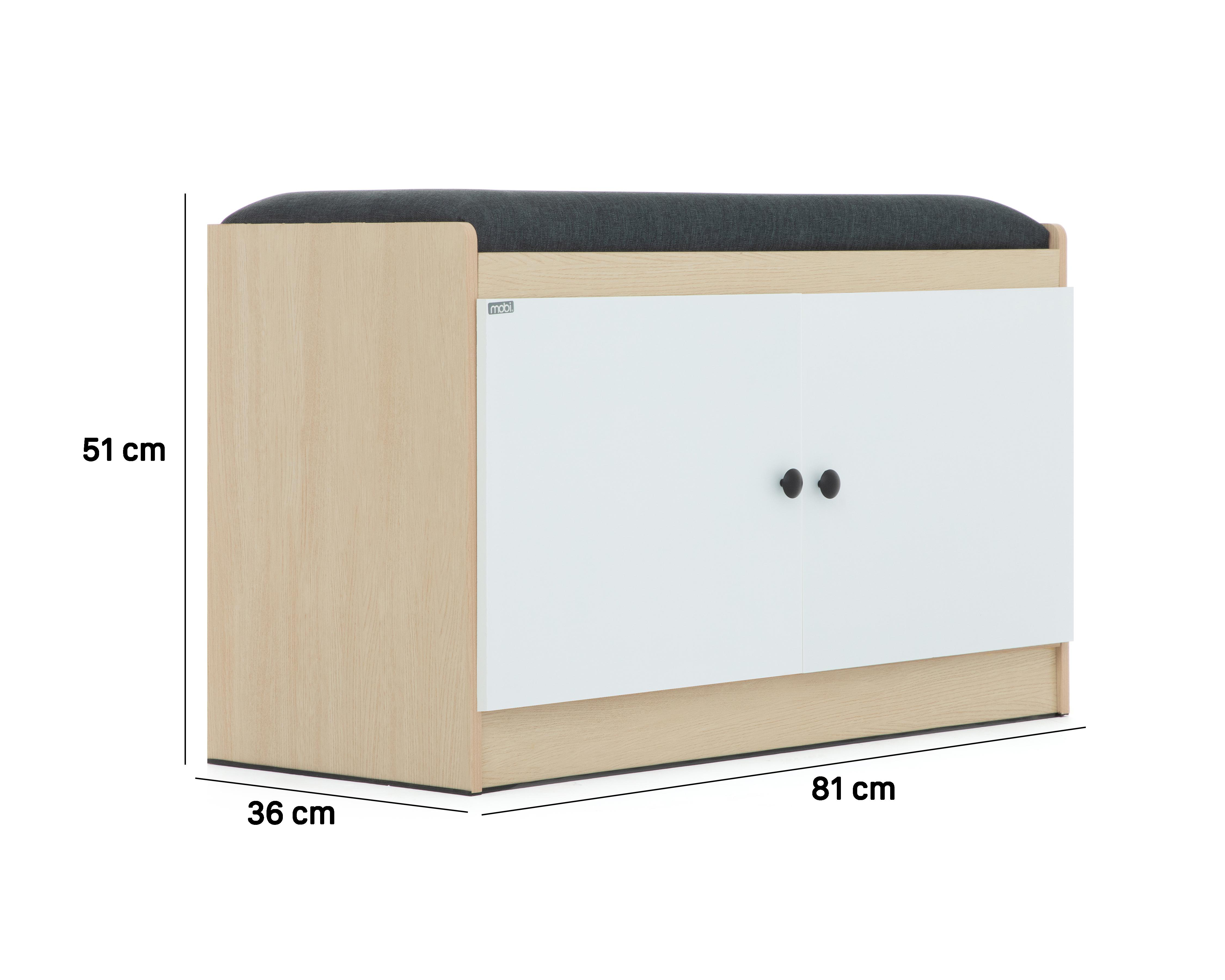 Foto 7 pulgar | Zapatera de Madera Mobi Iquira para 8 Pares