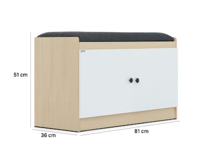 Foto 6 | Zapatera de Madera Mobi Iquira para 8 Pares