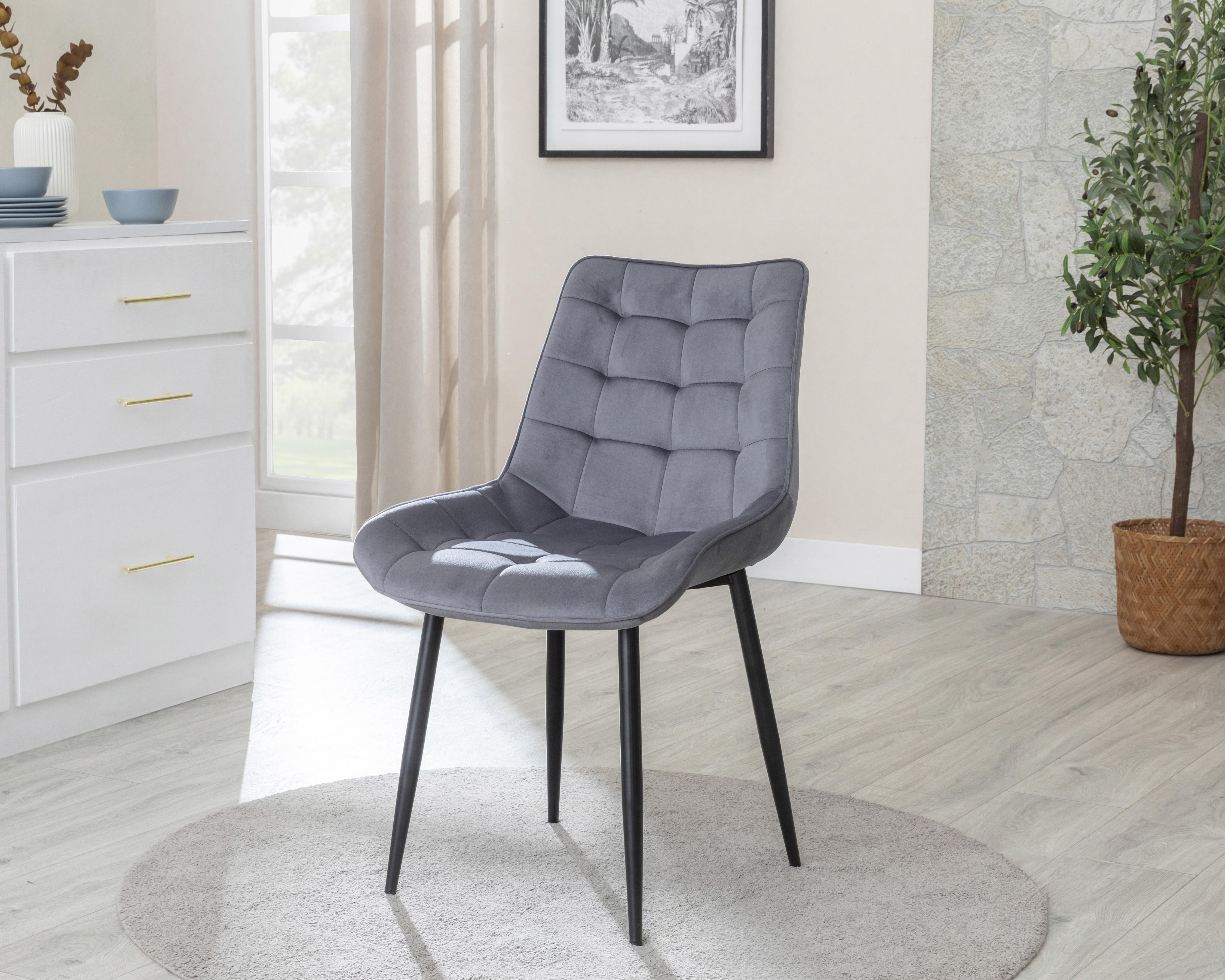Foto 1 | Silla para Comedor Lucía Gris