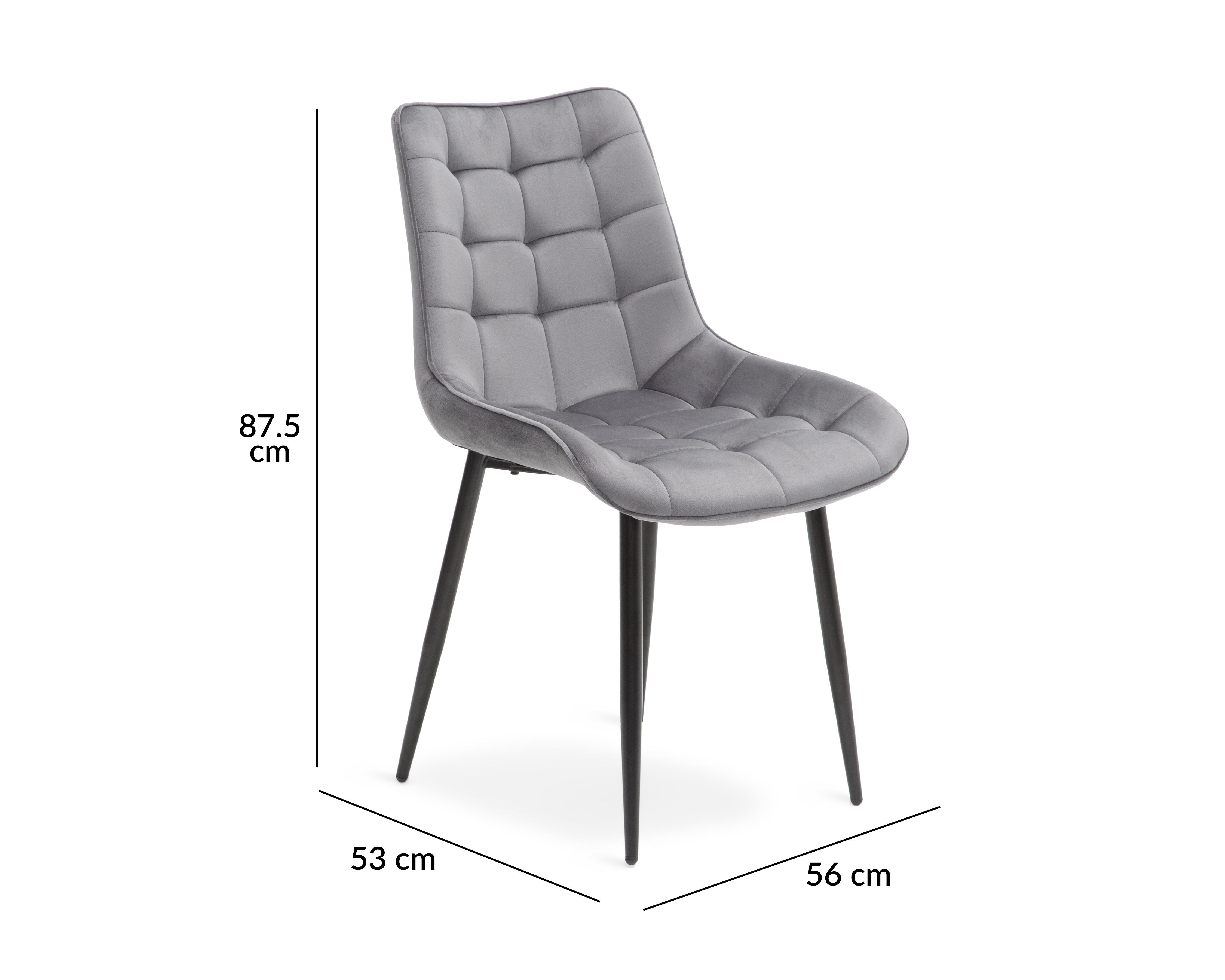 Foto 5 | Silla para Comedor Lucía Gris