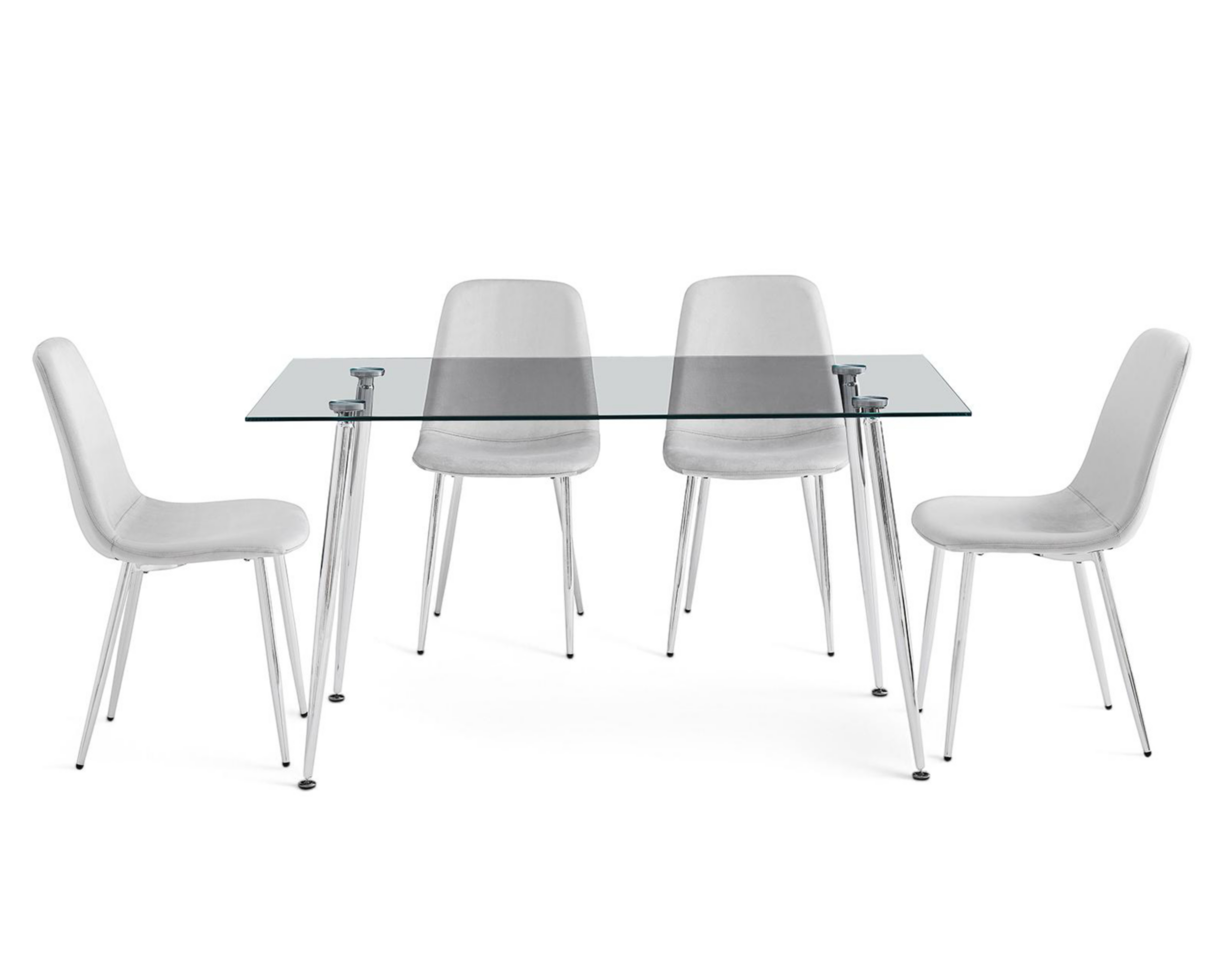 Foto 3 pulgar | Comedor Ghana con 4 Sillas