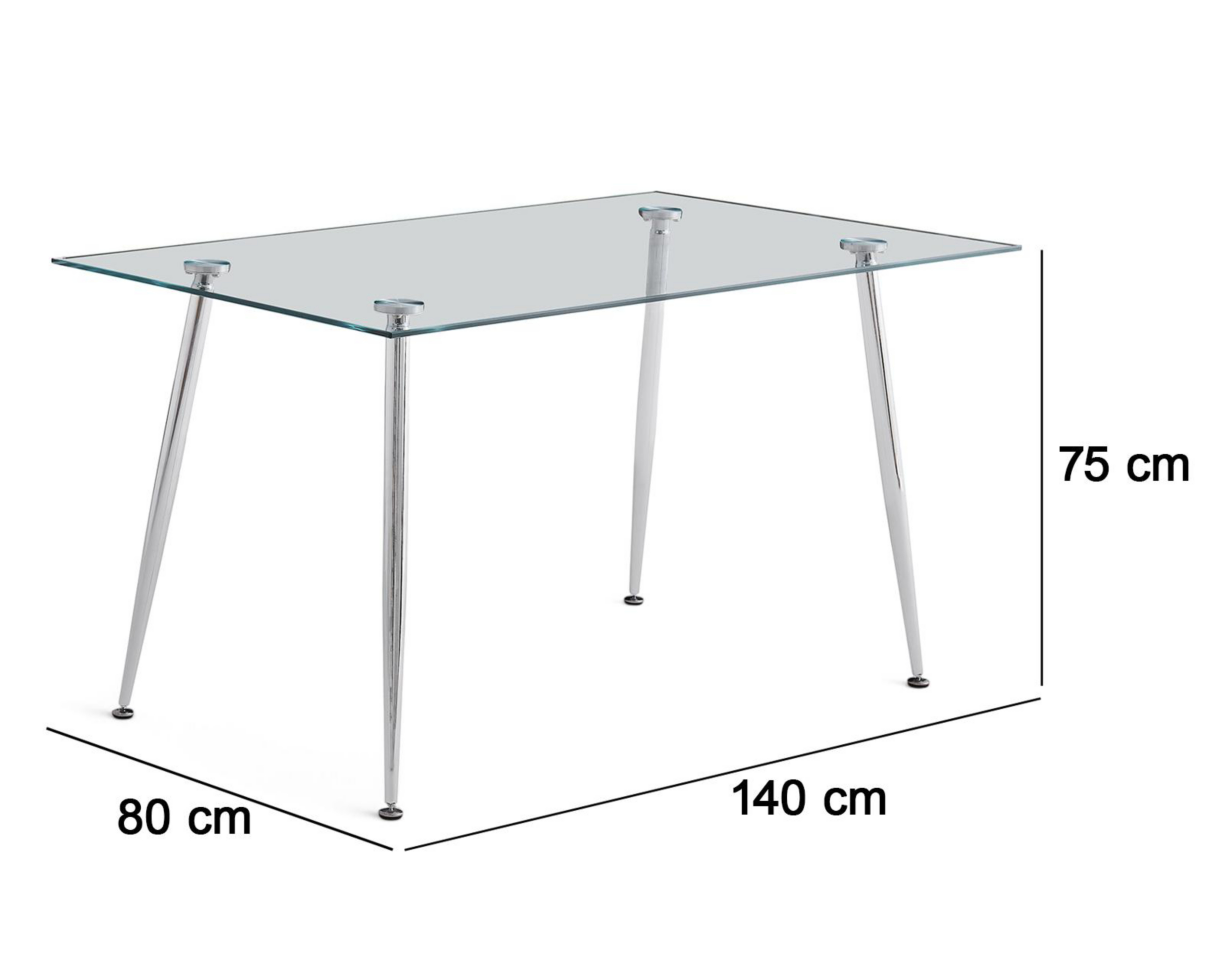 Foto 10 pulgar | Comedor Ghana con 4 Sillas