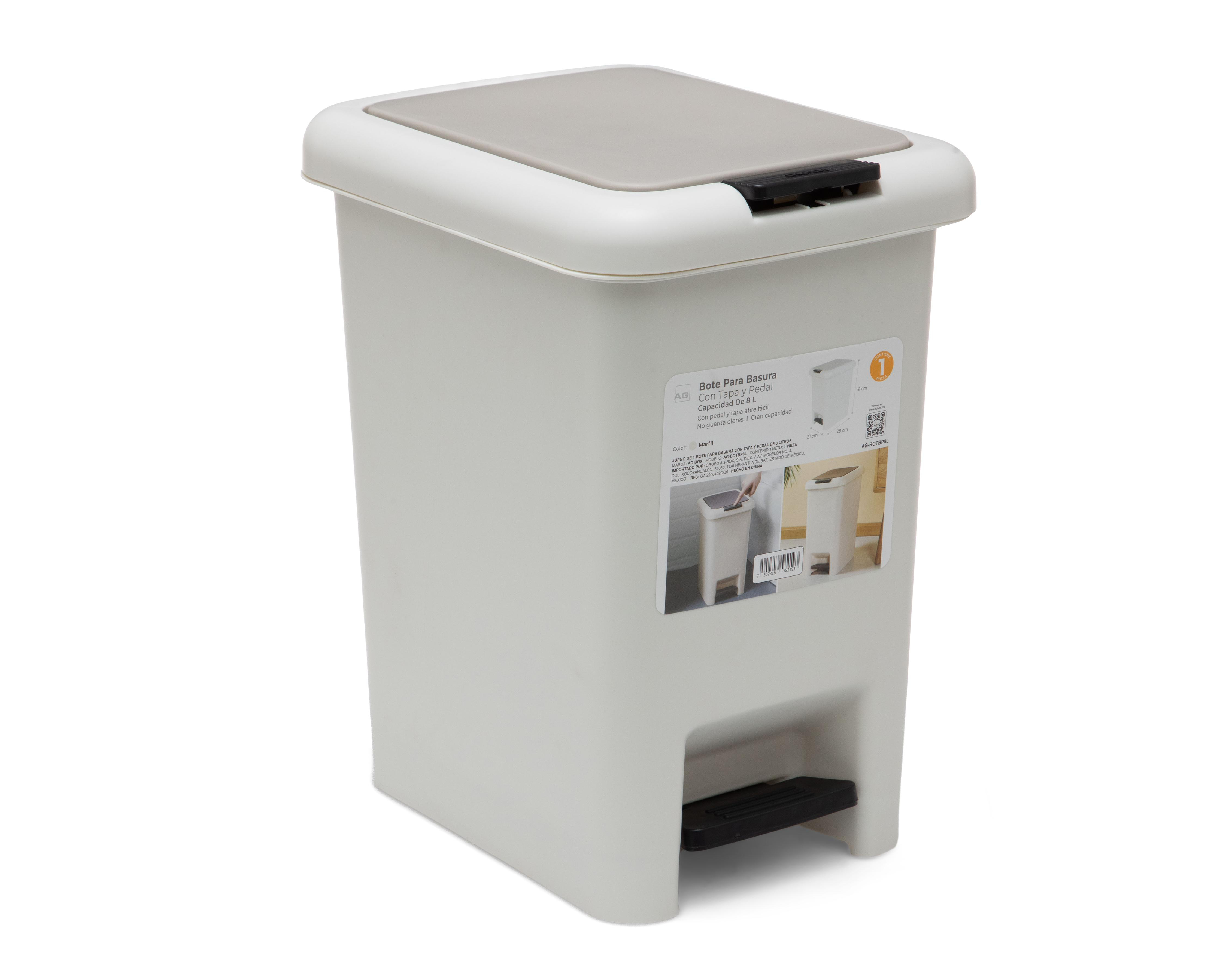 Bote de Basura de Polipropileno AG Box con Tapadera $269