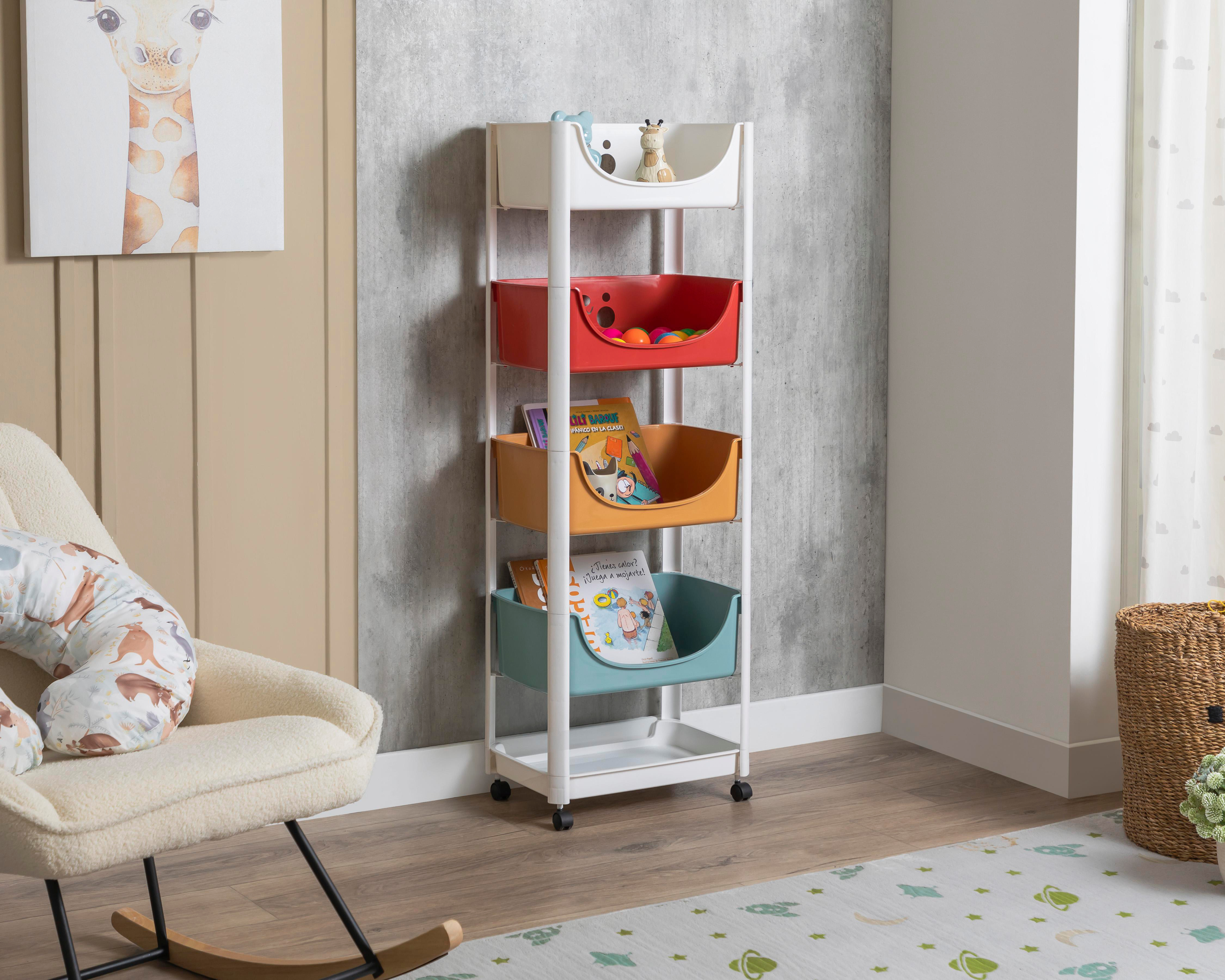 Foto 1 | Carrito Multiusos de Plástico +Simple Maple Multicolor