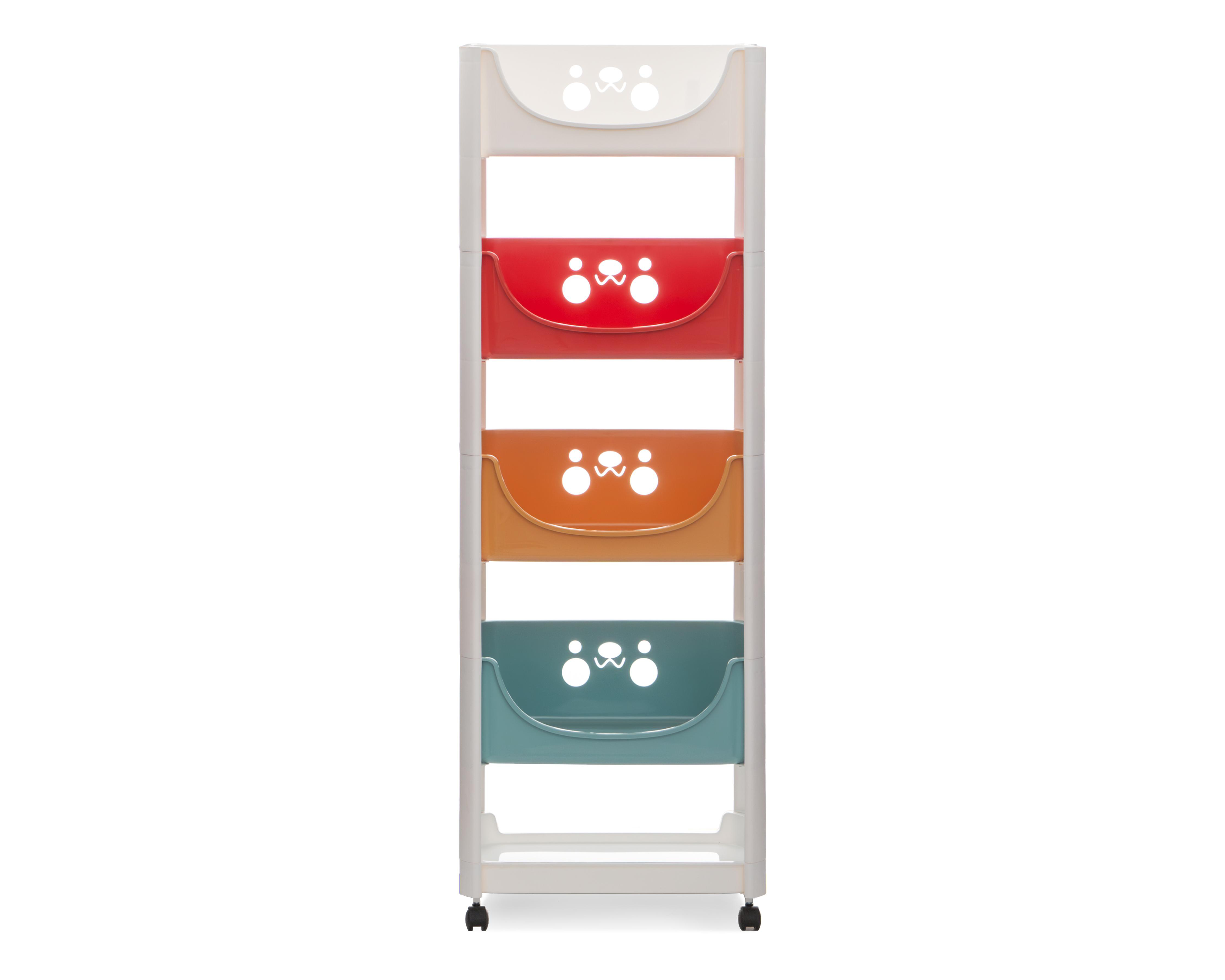 Foto 2 | Carrito Multiusos de Plástico +Simple Maple Multicolor