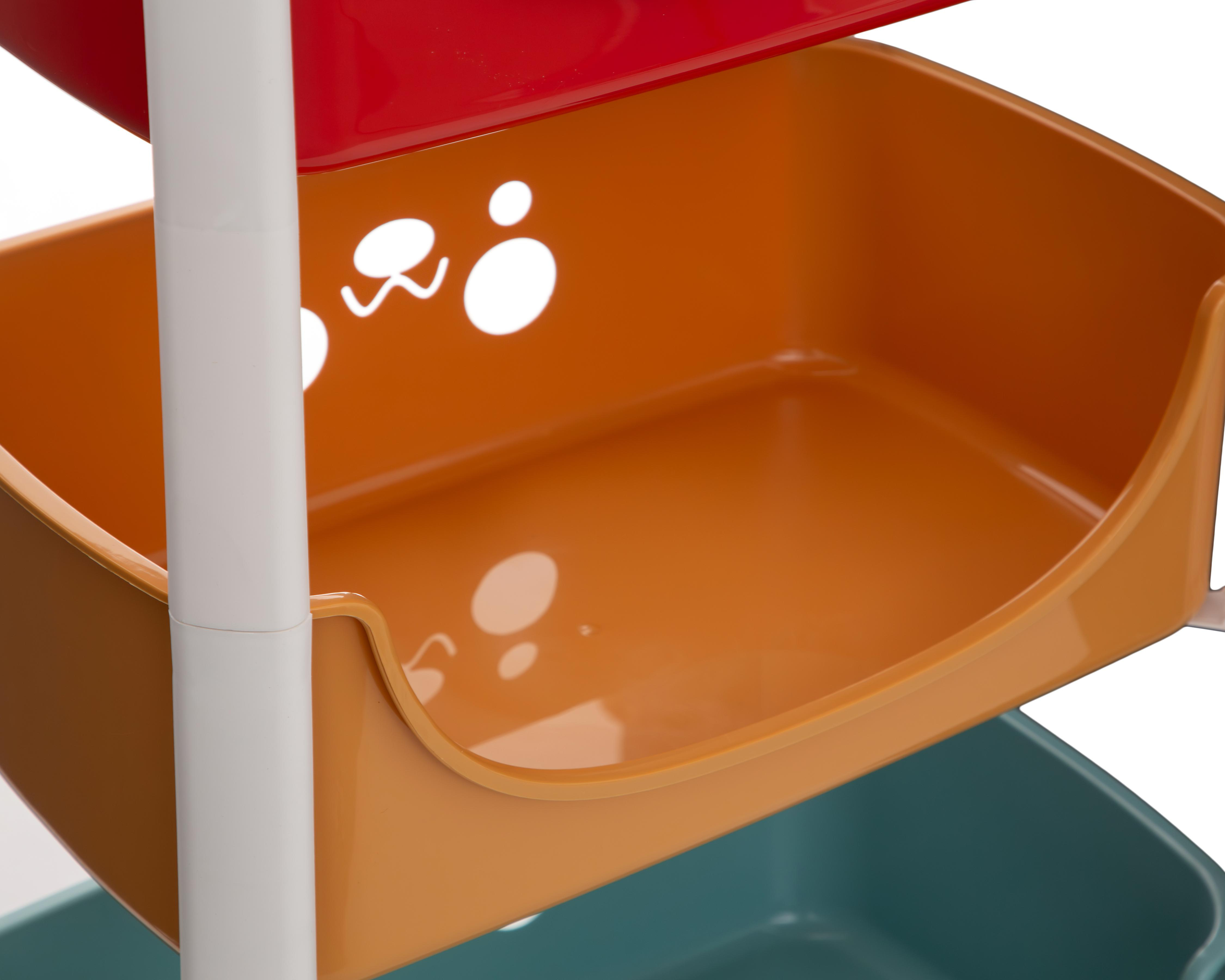 Foto 4 | Carrito Multiusos de Plástico +Simple Maple Multicolor