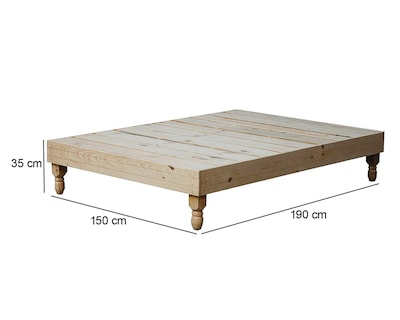Foto 6 | Base para Cama Queen Size Sierra de Madera