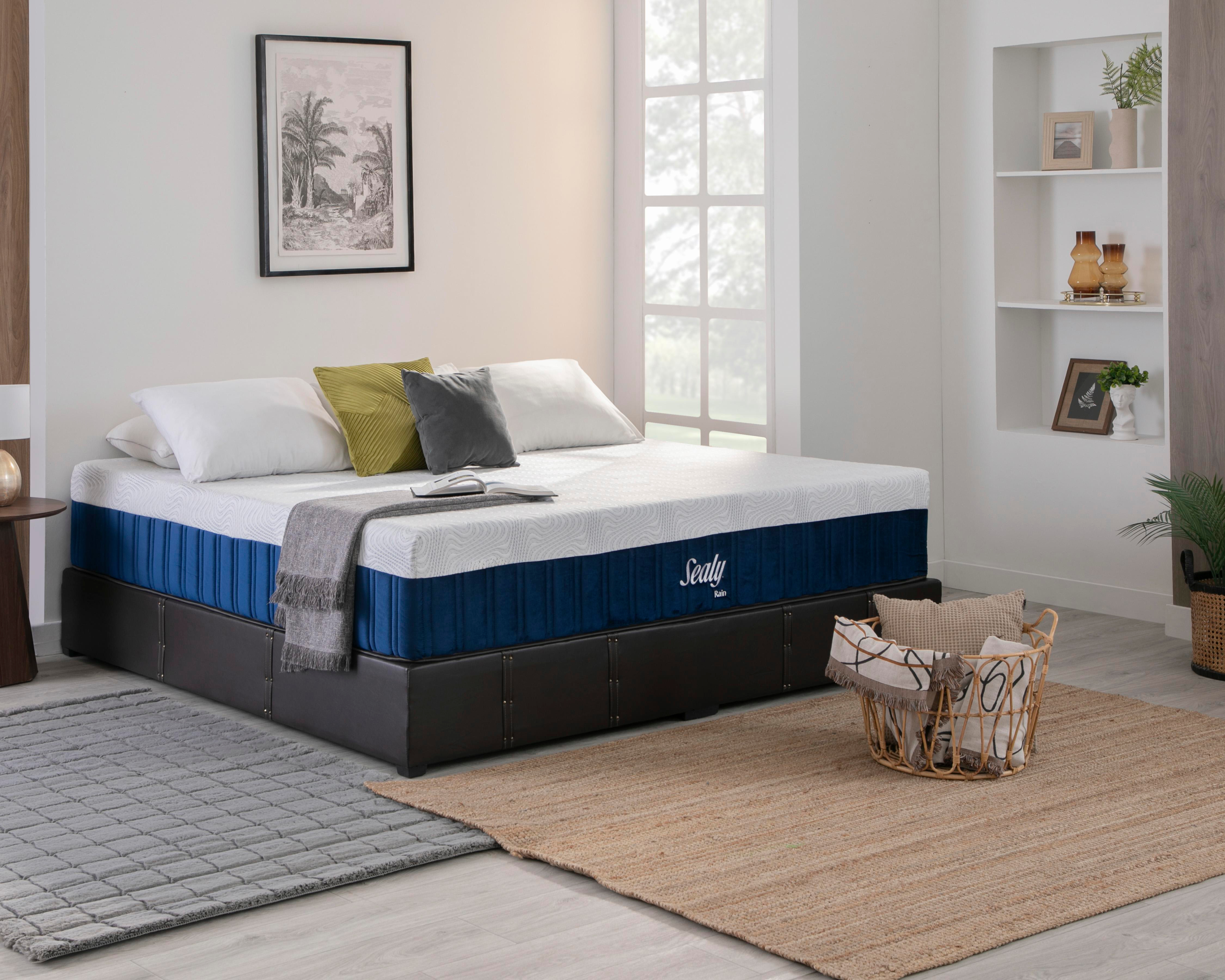 Colchón King Size Memory Foam Sealy Rain